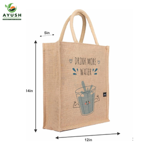 Sacs de courses personnalisés en jute ou en coton 100% écologiques - Product Image 5