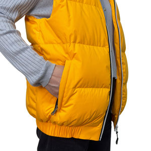 Doudoune légère à logo personnalisé Veste d'hiver imperméable sans manches Gilet chaud à bulles en duvet - Product Image 5
