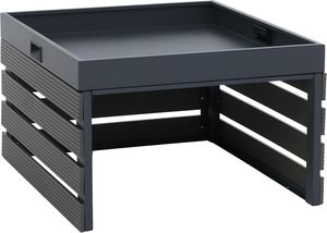Abri de jardin pour tondeuse à gazon avec jardinière, abri pour tondeuse à gazon en métal, carport, 62 x 69 x 40 cm, anthracite - Product Image 4