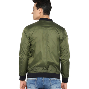 แจ็คเก็ตบอมเบอร์แบบวาร์ซิตี้สำหรับทุกเพศ รุ่นใหม่ล่าสุด กระดุมเดี่ยว คอตั้ง ทรงยาว ผ้าบางเคลือบมีฮู้ด เป็นมิตรต่อสิ่งแวดล้อม กันลม สำหรับผู้ชาย - Product Image 5