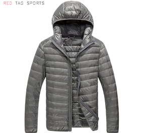 Usine de vêtements veste d'hiver personnalisée en peluche à bulles veste pour hommes avec capuche grande taille vente en gros quantité veste bon marché - Product Image 1