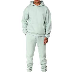 Conjuntos Deportivos de Felpa 100% Algodón para Hombre, con Cierre de Cordón, de Secado Rápido, Tallas Grandes, Transpirables - Product Image 2