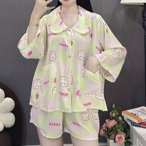 [COSTURA DE FÁBRICA] PW54 Pijamas de mujer 100% Tela de algodón 2025 para ayudar al usuario a sentirse cómodo en todas las actividades - Product Image 2