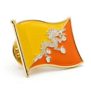 Venta al por Mayor de Insignias de Latón Esmaltadas con Bandera Nacional Personalizada de EE. UU. y Reino Unido, Impresión Tradicional en Serigrafía - Product Image 4