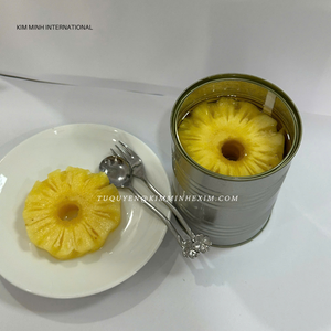 Rodaja de piña enlatada de Vietnam dulce en jarabe ligero calidad de exportación - Product Image 4