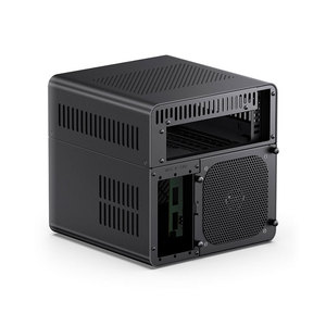 JONSBO N2 carcasa de aluminio NAS versión <span class=keywords><strong>ITX</strong></span> compatible con ranura de fuente de alimentación SFX Estructura de compartimento separado 5 + 1 ranura de disco duro - Product Image 4