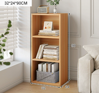 Petites étagères de rangement modernes en bois, combinables librement, pour économiser de l'espace, pour appartement, salon, meubles