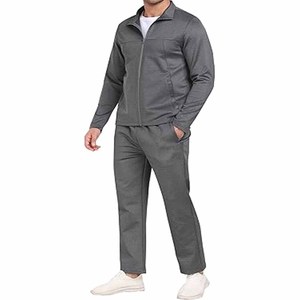 Conjuntos Deportivos de Dos Piezas para Hombre, de Algodón, con Logotipo Personalizado, de Alta Calidad, Pantalones Deportivos Apilados, Subidos por Dress Sports - Product Image 3