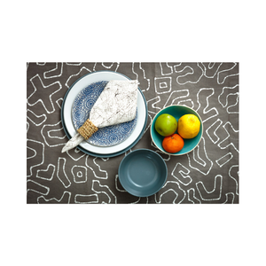 Dîners de famille 100% coton brodé Minimal 13x19 150 GSM écologique fait à la main en Inde marque privée tapis de table en gros - Product Image 5