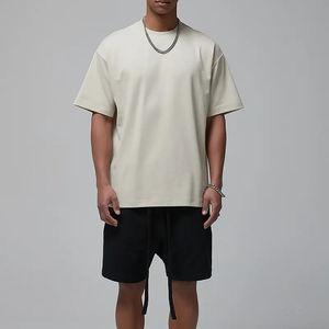 220Gsm vente en gros 100% coton haute qualité streetwear personnalisé vierge hommes T-Shirt surdimensionné épaule tombante T-Shirt pour hommes - Product Image 1