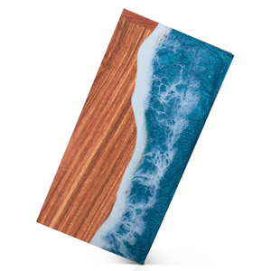 โกศเผาศพทำจากไม้ที่สวยงามในมหาสมุทรพร้อมศิลปะเรซินที่เป็นเอกลักษณ์ที่ระลึกหรือตกแต่งบ้านโดย ayaans - Product Image 5