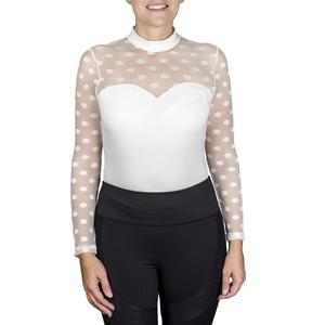 Joxar Ladies Spicy Girl Ginger Camisa ecuestre de alta calidad de manga larga Ropa de equitación Cómoda y elegante - Product Image 1