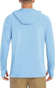 Sweats à capuche de pêche sur mesure unis de haute qualité pour hommes pêcheurs actifs vêtements de pêche à la sauvagine confortables et élégants - Product Image 2