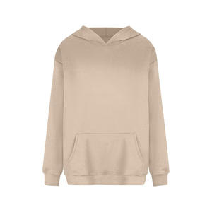 Sweat à capuche long femme adulte surdimensionné sweat à capuche chaud sportswear - Product Image 1