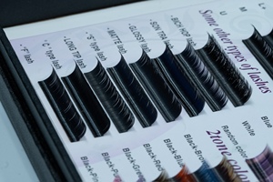 0.03 0.05 0.07 0.10ขนตาแคชเมียร์ฉลากส่วนตัวถาดขนตาปลอมสีดำเข้ม - Product Image 4