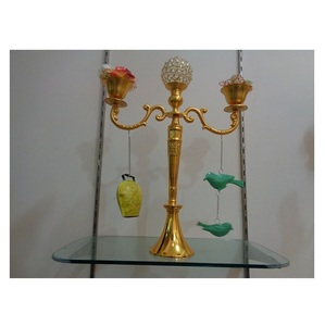 Candelabro de Metal para decoración del hogar, accesorio de decoración para eventos, fiestas y bodas - Product Image 1