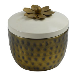 Diseño de Tarro para Galletas Chapado en Oro con Metal de Latón, Decoración para el Hogar y la Cocina, Diseño de Calidad, Contenedor de Almacenamiento de Alimentos - Product Image 4