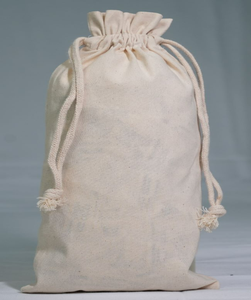 Bolsa con cordón de algodón 100% ecológica, bolsa antipolvo de franela suave, logotipo personalizado impreso, elegante, reutilizable, promocional de moda - Product Image 3