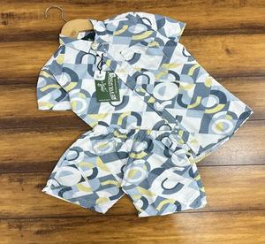 Kids <b>Boys</b> <b>Matching</b> Cotton Sets Full <b>Outfit</b> with Adorable Prints - Product Image 1