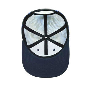 Sombreros de camionero deportivos de malla vaquera de alta calidad, logotipo bordado 2D personalizado, ciclismo, moda, lona, Camuflaje - Product Image 6