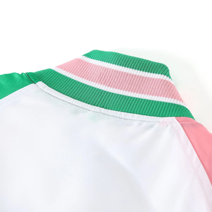 Chaqueta de Satén AKA Personalizada de Alta Calidad para Hermandades y Fraternidades, Diseño Personalizado, Chaquetas Griegas AKA, Diseño Griego para AKA - Product Image 5