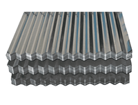 Verzinkte Trapezförmige Wellblech-Dachplatten Vollhart 0,12-0,13mm Dicke DX51D+Z/SGCC Güteklasse Z30-Z40 Beschichtung