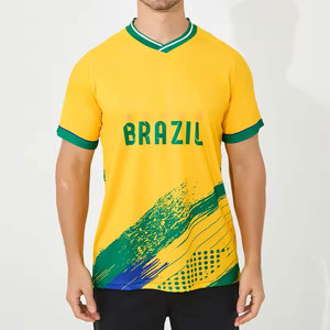 เสื้อฟุตบอลสั่งทำคุณภาพสูง MOQ ต่ำ พร้อมโลโก้ของคุณเอง ระบายอากาศได้ดี แห้งเร็ว ดีไซน์ยืดได้สี่ทิศทาง - Product Image 5