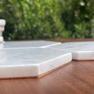 Sous-verres en pierre d'agate et cristal de haute qualité, tampons de boisson en tranches naturelles polies pour maisons spirituelles, méditation et magasin de cadeaux - Product Image 5