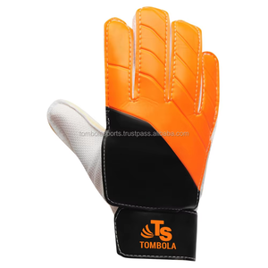 Gants de gardien de but professionnels OEM pour adultes Matériau en PU de haute qualité Logo de couleur personnalisé Économiseur de doigts Équipement de football personnalisable - Product Image 3