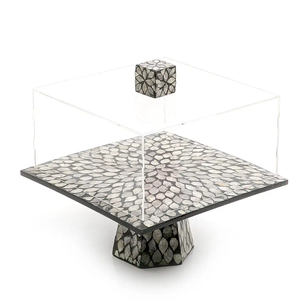 ที่ตั้งเค้กไม้ถูพื้นแบบมีสไตล์สำหรับตกแต่งบ้านทำด้วยมือในราคาที่ดีที่สุดการออกแบบที่ดีที่สุดถ้วยเค้กแท่นวางบนโต๊ะอาหารสำหรับตกแต่ง - Product Image 4