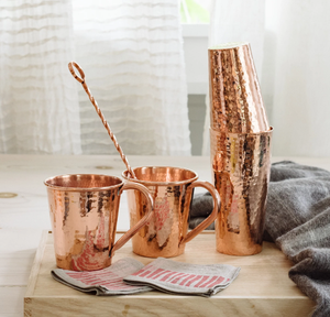 Vendedor superior 100% Jarra de cobre puro Jarra Drinkware Martillado Moscow Mule Cerveza pura Taza de cobre Fabricante directo - Product Image 3