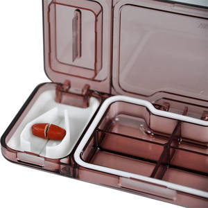 กล่องยาสำหรับเดินทาง,กล่องยาวัสดุ ABS เคสตู้ยาแท็บเล็ต - Product Image 6