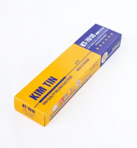 Manufacturer KIM TIN brand Welding electrode welding rod AWS E7018 4.0mm for welding carbon steel cheap price