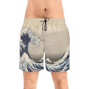 Custom Sublimation Jogging Shorts for Men Casual Cotton Mid-Length Breathable Shorts OEM Service - Product Image 1