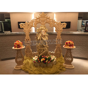 Traditional Hindu Wedding Entry Decor With Ganesha Foyer Ganesha Decor for Wedding Traditional Wedding Entrance Decoration - Product Image 1