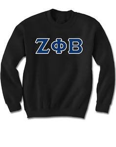 เสื้อสเวตเชิ้ตปักลาย Zeta Phi Beta สไตล์ลำลองสำหรับผู้หญิง ขายส่งยอดนิยม สวมใส่สบาย คอกลม พร้อมตัวอักษรปัก - Product Image 5