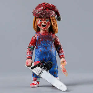 CHUCKY <b>Horror</b> PVC Action <b>Figure</b> Set OEM Custom Design for Boys <b>Collecting</b> Decorating Featuring LEVI Character New Boxed - Product Image 3