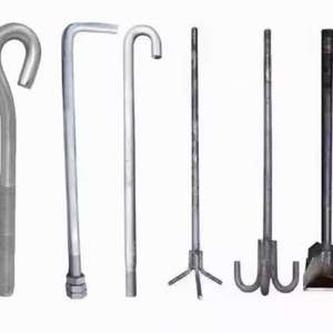 Perno <span class=keywords><strong>de</strong></span> Anclaje en Forma <span class=keywords><strong>de</strong></span> L DIN529, Grado 4.8 8.8, Perno <span class=keywords><strong>de</strong></span> Acero al Carbono Negro para Construcción Residencial y <span class=keywords><strong>Comercial</strong></span> - Product Image 1