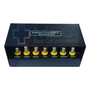 Kit de tournevis et de clé dynamométrique universels pour implants dentaires, en acier, manuel, certifié CE - Product Image 4