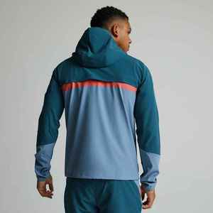 Chaqueta cortavientos de poliéster para hombre, ligera, transpirable, personalizada, con Capucha ajustable para deportes al aire libre - Product Image 4