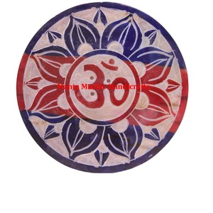 Brûleur d'encens et porte-bâton en stéatite de conception classique moderne de qualité supérieure indienne avec forme de tour pour article de cadeau religieux - Product Image 1