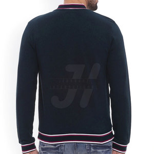 เสื้อแจ็คเก็ตเลตเตอร์แมนผ้าแคนวาสคอตั้งแบบสั่งทำสำหรับผู้ชาย คุณภาพสูงสำหรับฤดูหนาว ผ้าฝ้ายเรียบสไตล์เบสบอล สไตล์ไฮสตรีท - Product Image 2