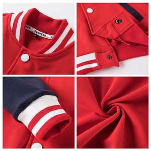 Veste universitaire pour homme avec logo poitrine brodé et design rétro - Product Image 3