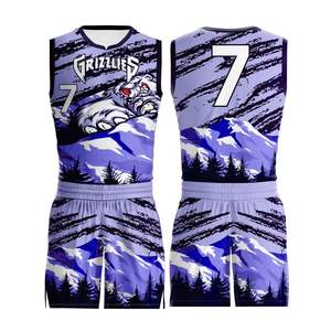 Conjunto de Uniforme de Baloncesto Personalizado, Nuevo Diseño, Tela Transpirable, Precio Competitivo, Traje con Técnicas de Impresión - Product Image 5