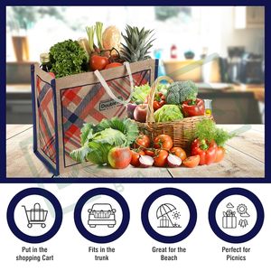 ถุงปอกระเจาธรรมชาติพร้อมที่จับเชือกถุงผ้าแคนวาสสุดหรูใช้งานได้ทุกวันดีไซน์พิมพ์ลายแบบกำหนดเองรีไซเคิลได้100% - Product Image 3