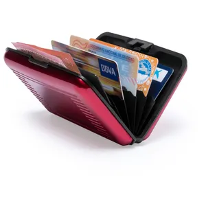 Porte-cartes de visite personnalisé en aluminium, ensemble cadeau gadget - Product Image 6