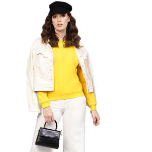 Sweat-shirt en polaire pour femme, nouvelle arrivée, manches longues, coupe ample, design original - Product Image 3