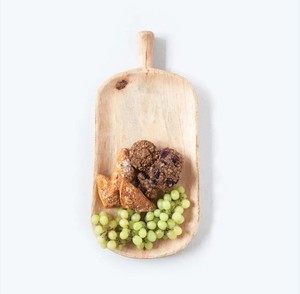 Plateau de service en bois de manguier créatif, plateau de service en bois sans danger pour les assiettes de... Commande 100 pièces - Product Image 2