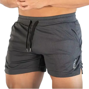 Pantalones Cortos Deportivos Personalizables con Cintura Elástica Ajustable para Hombre, 87% Nailon, 13% Elastano, Secado Rápido, Color Sólido, Nuevo para Baloncesto y Running - Product Image 6