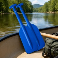 Pagaie de bateau en plastique à poignée en T détachable, légère, pour kayak, canoë, rafting, sports nautiques en plein air